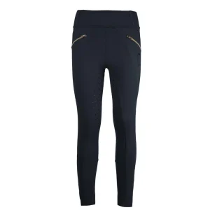 Leggings Donna Full Grip Con Tasche Mascheroni Blu