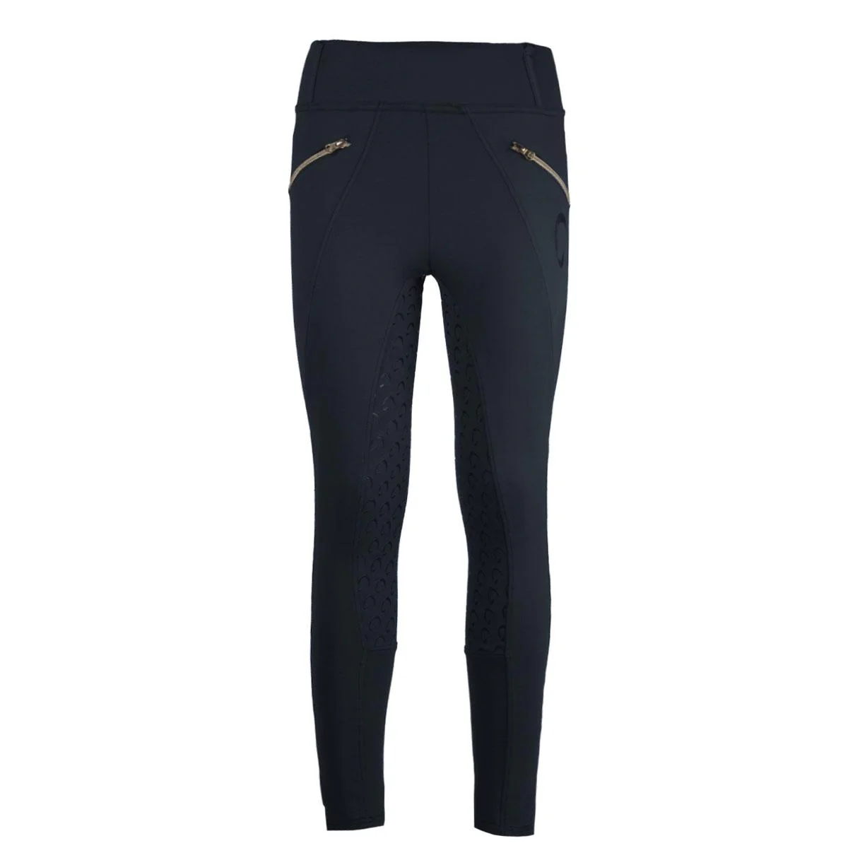 Leggings Donna Full Grip Con Tasche Mascheroni Blu