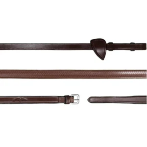 DY'ON REDINI IN CUOIO 1/2 GOMMA NEW ENGLISH COLLECTION Marrone REDINI