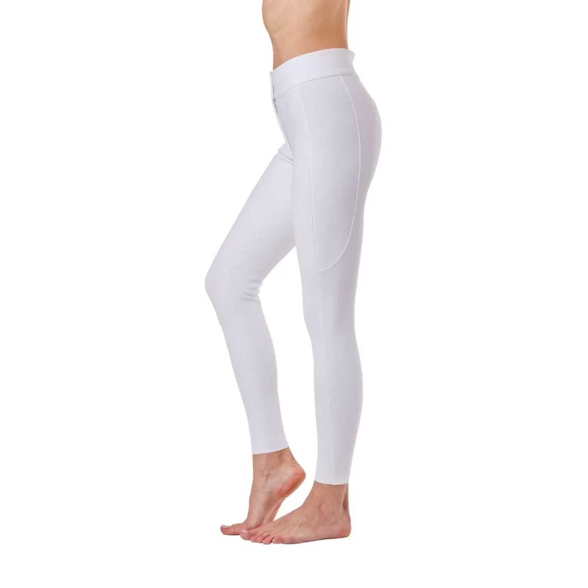 Pantalone Da Donna Half Grip Venezia Mascheroni Bianco - immagine 4