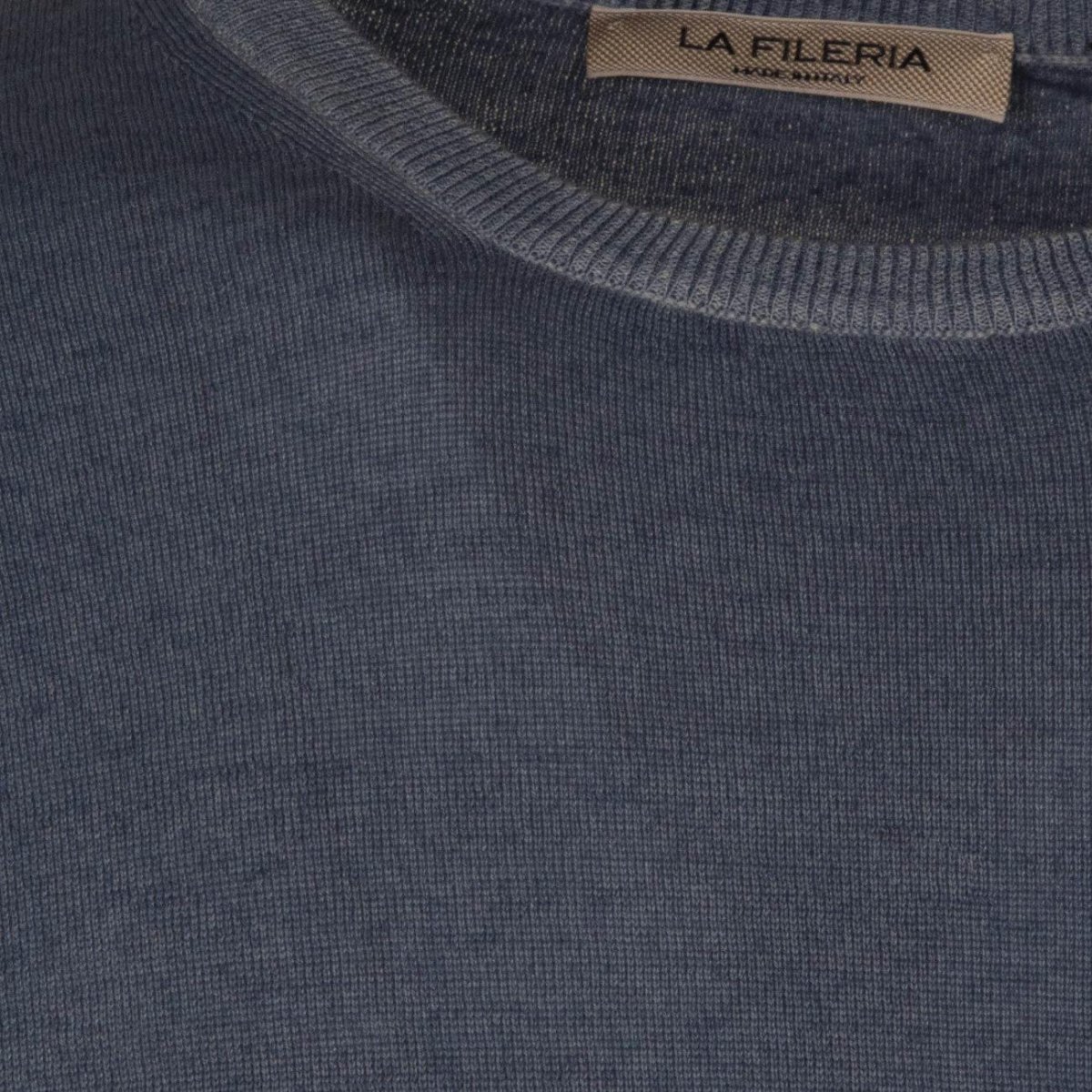 Pullover Merinos Uomo Denim - immagine 4