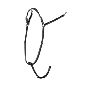 DY'ON PETTORALE IN CUOIO A Y CON PONTE WORKING COLLECTION Nero PETTORALI