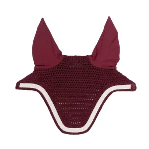 KENTUCKY FLY VEIL WELLINGTON WITH PLAITED CORD KENTUCKY Bordeaux cuffie antirumore - antimosche