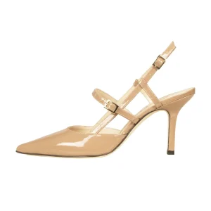 Decollete' Vernice Ballet Donna Tan