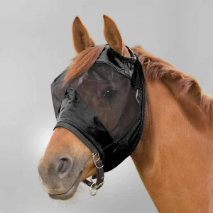 Waldhausen MASCHERA ANTIMOSCHE CON ORECCHIE PREMIUM Nero MASCHERA ANTIMOSCHE