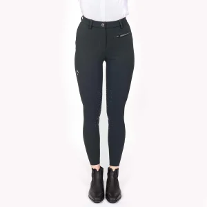 Pantalone Da Equitazione Da Donna Half Grip Parigi Mascheroni Antracite