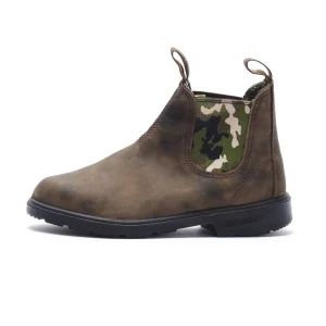 El Side Boot Rustic Bambino Brown Camouflage