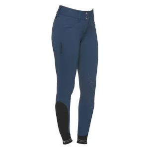Cavalleria Toscana Pantaloni Da Equitazione 28CT-PAD130PA0107100DARK Blu Lunghezza 130 cm