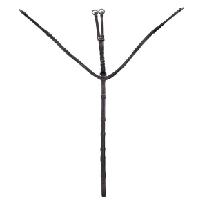 Collier De Chasse In Cuoio Mascheroni Nero