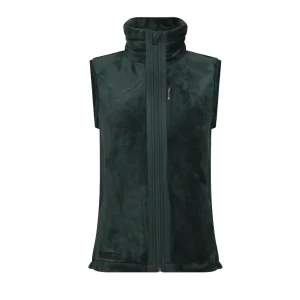 KINGSLAND GILET DONNA IN PILE GLADYS Verde gilet da equitazione
