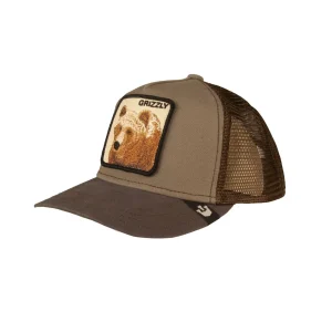 Cappellino Little Grizzly Bimbo Olive