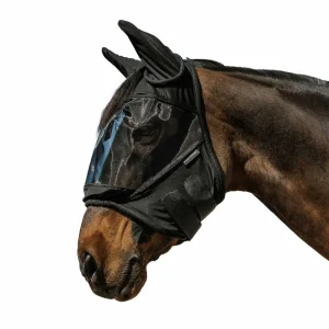 EQUITHEME FLYMASK Black - CUFFIE ANTIRUMORE - ANTIMOSCHE [306019]