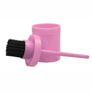 Pennello Per Grasso e Oli Con Contenitore Hippo-Tonic Rosa