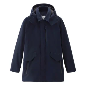 Cappotto Barrow Mac In Tech Softshell Uomo Melton Blue