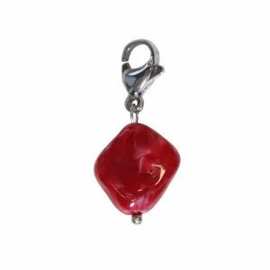 Portafortuna Lucky Charm Stone Kentucky Rosso