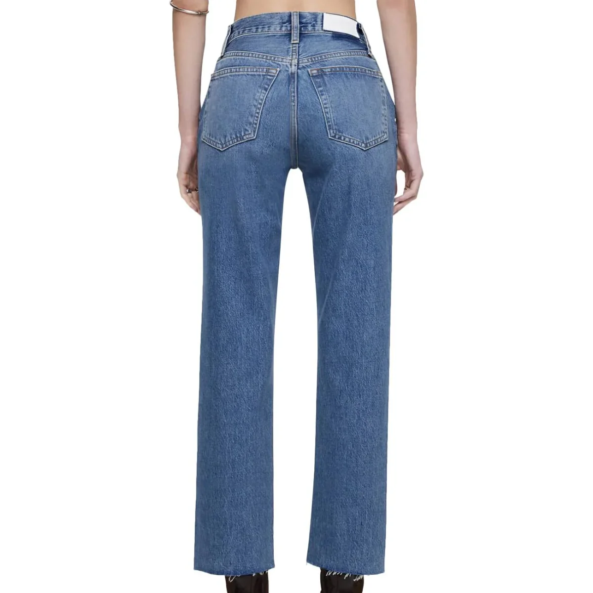 70S Stove Pipe Jeans Donna Medium Vain - immagine 4