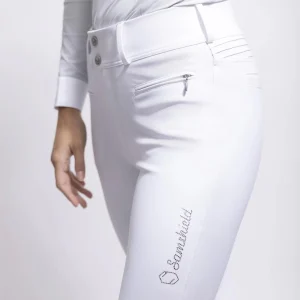 SAMSHIELD 29Ss-Clarawhite Bianco pantaloni da equitazione