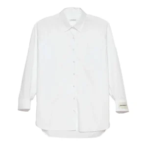 Camicia In Cotone Over Donna Bianco