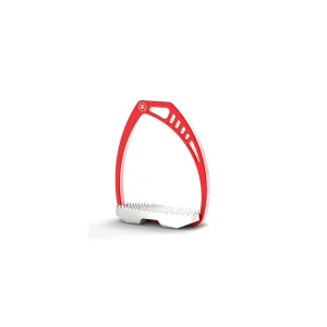 Staffe Colosseo Elite Italian Rider Rosso Argento
