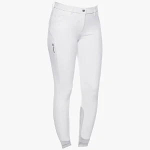 Cavalleria Toscana Pantaloni Da Equitazione 28CT-PAD163PA0520001 Bianco
