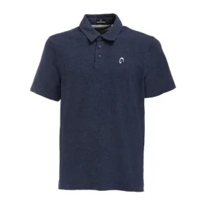 Polo Da Uomo In Cotone Ecologico Mascheroni Blu