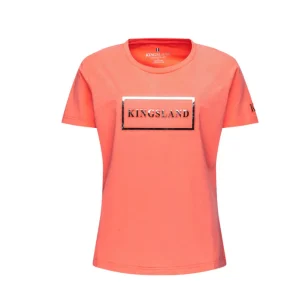 KINGSLAND T-SHIRT DONNA A GIROCOLLO KLCEMILE Rosso abbigliamento da equitazione