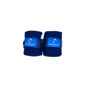 Fasce Da Riposo In Lana Mascheroni Set 2 Pezzi Blu