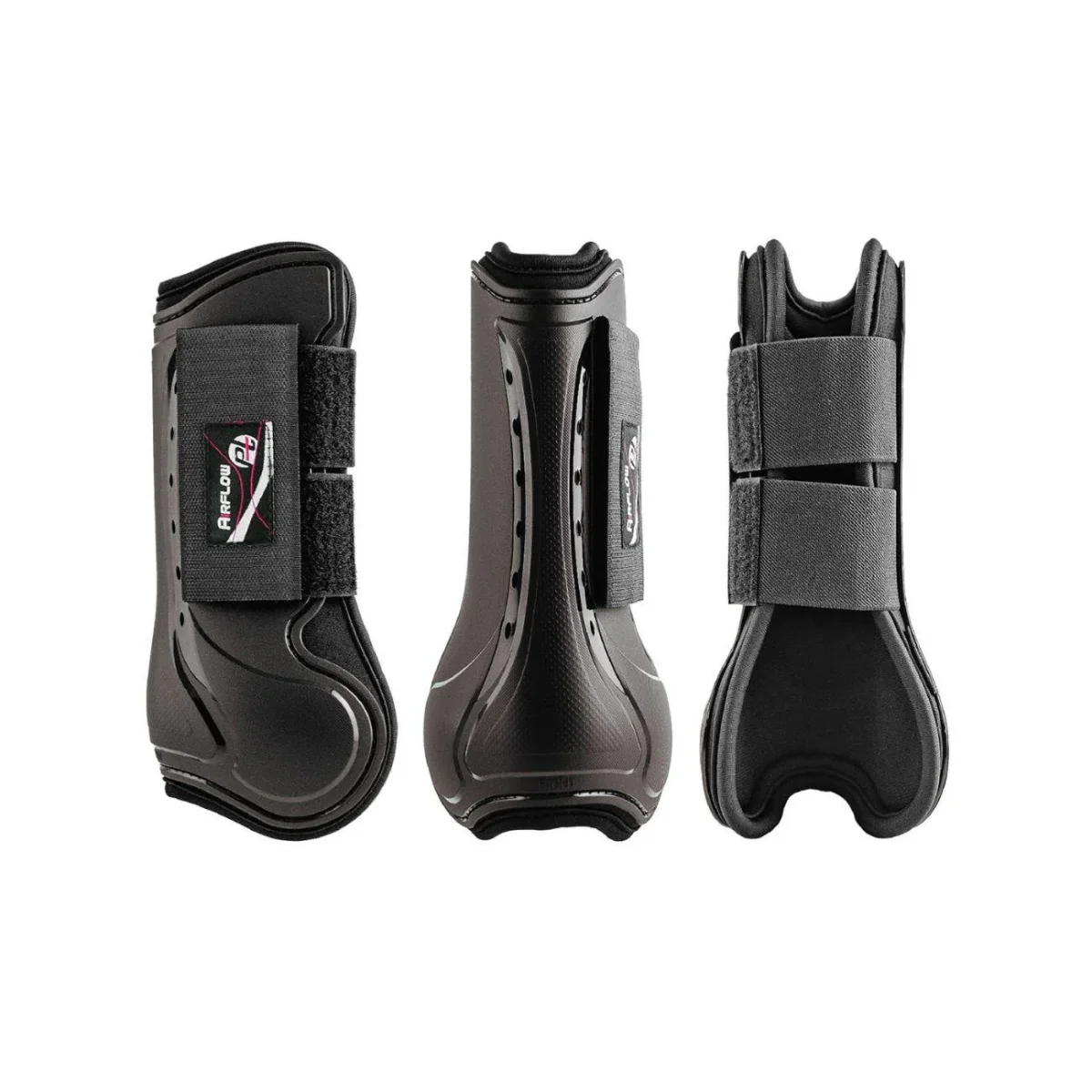 PROTECH Paratendini Neoprene Forato Airflow Rinforzo Plastica BLACK protezione tendini